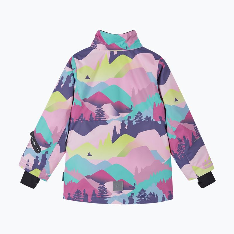 Vaikiška slidinėjimo striukė Reima Kiiruna grey pink 3