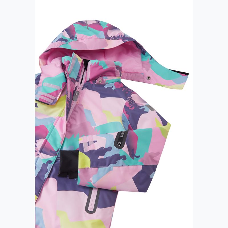 Vaikiška slidinėjimo striukė Reima Kiiruna grey pink 4
