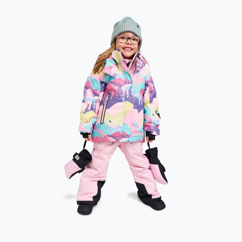 Vaikiška slidinėjimo striukė Reima Kiiruna grey pink 12