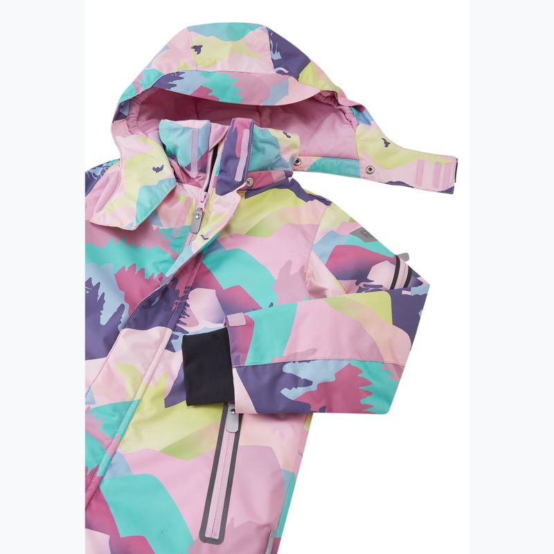 Vaikiškas slidinėjimo kombinezonas Reima Reach grey pink 3