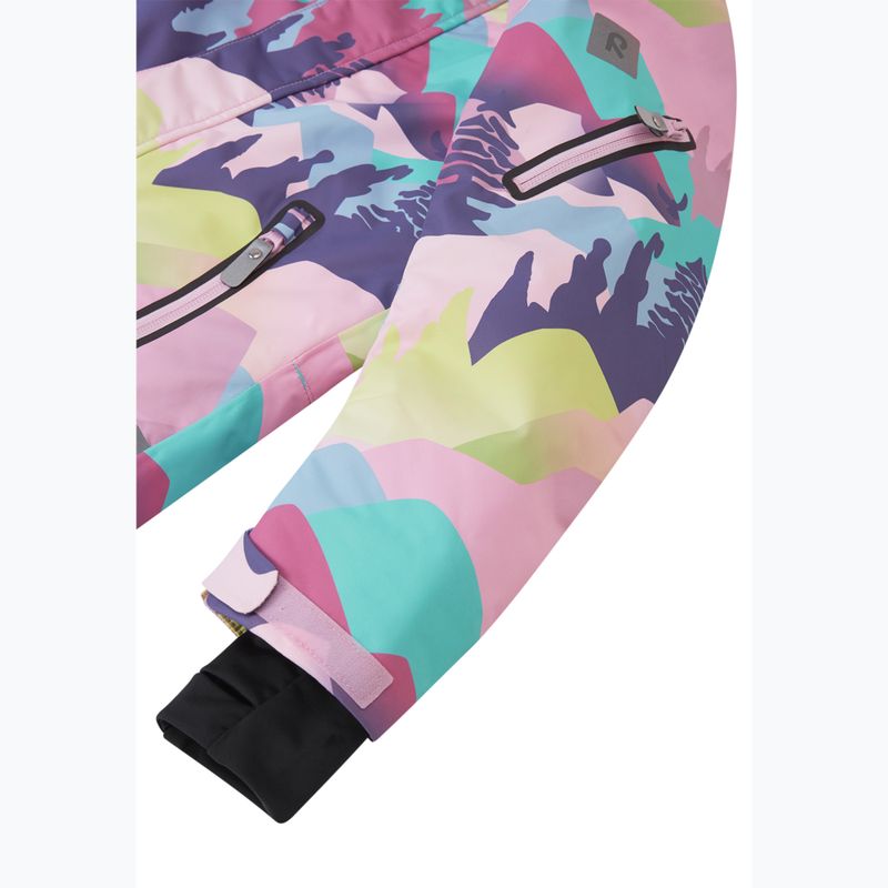 Vaikiškas slidinėjimo kombinezonas Reima Reach grey pink 5