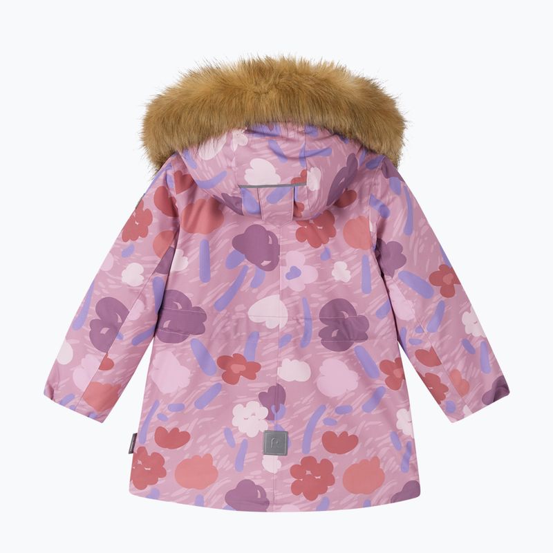 Vaikiška žieminė striukė Reima Muurame grey pink 2