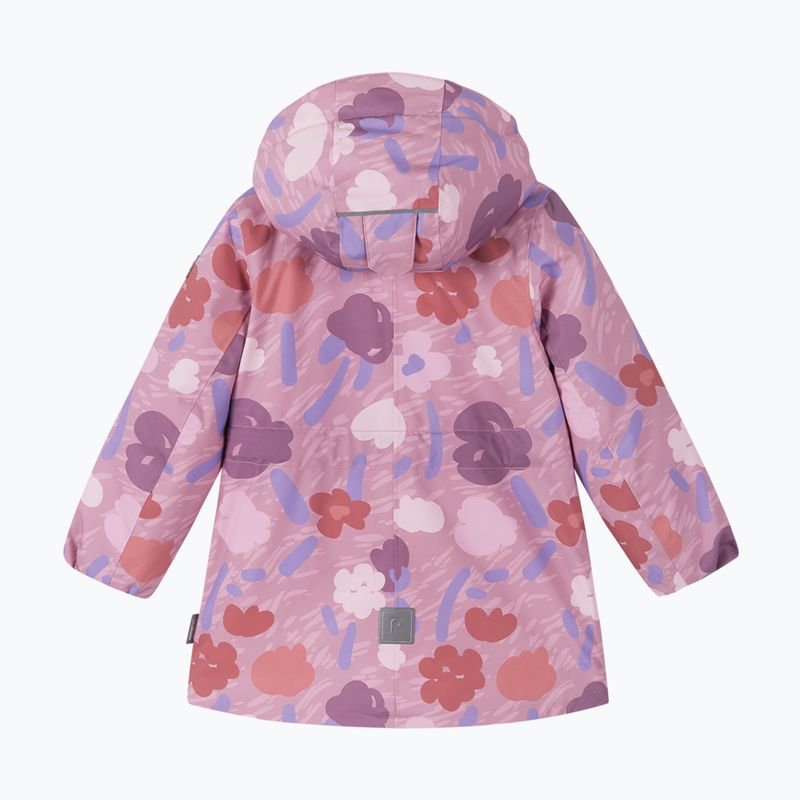 Vaikiška žieminė striukė Reima Muurame grey pink 3