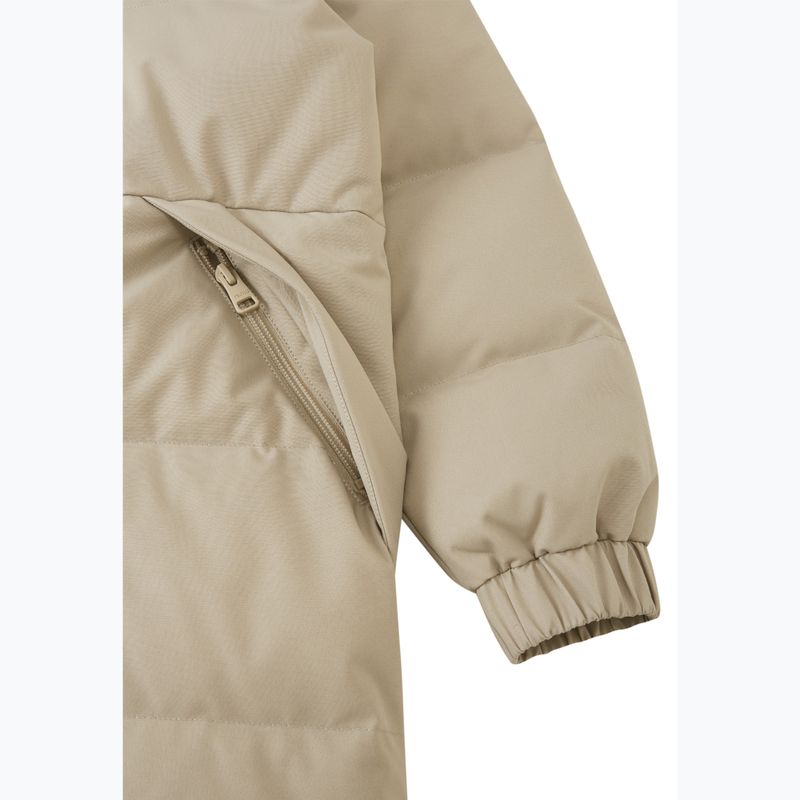 Vaikiškas pūstas paltas Reima Parkkala earthy beige 5