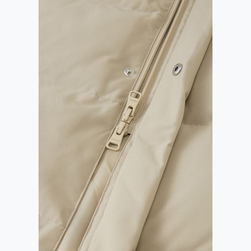 Vaikiškas pūstas paltas Reima Parkkala earthy beige 6