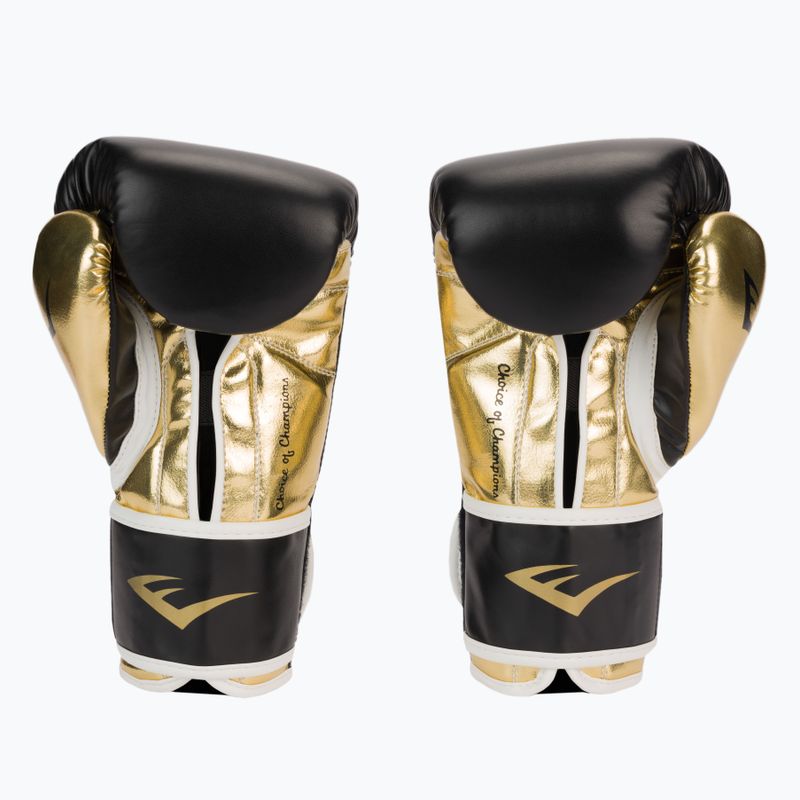 Everlast Powerlock Pu vyriškos bokso pirštinės juodos 2200 2