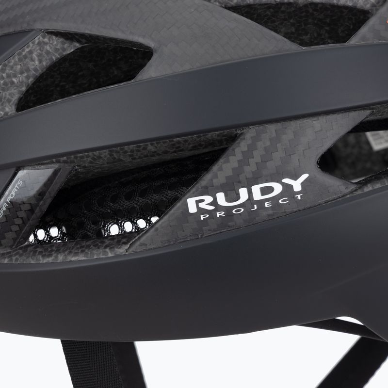 Dviračio šalmas Rudy Project Rebel carbon black matte 7