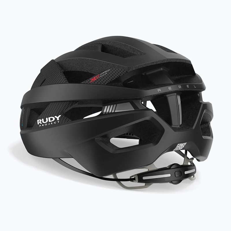 Dviračio šalmas Rudy Project Rebel carbon black matte 10