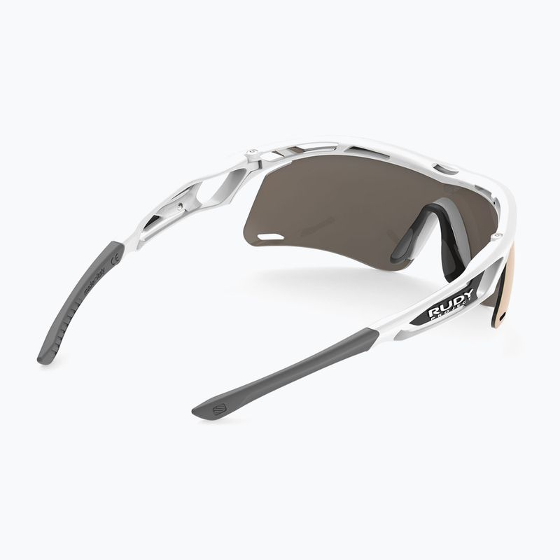 Akiniai nuo saulės Rudy Project Tralyx+ Slim white gloss/multilaser gold 5