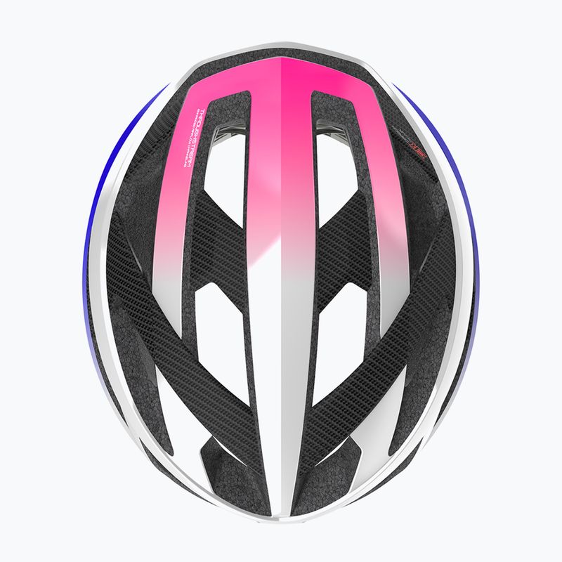 Dviračio šalmas Rudy Project Rebel pearl metal/pink/cyber blue shiny 5