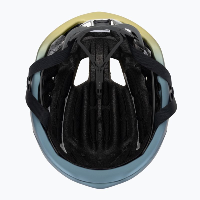Dviračio šalmas Rudy Project Nytron blue avio/apple green metal matte 5