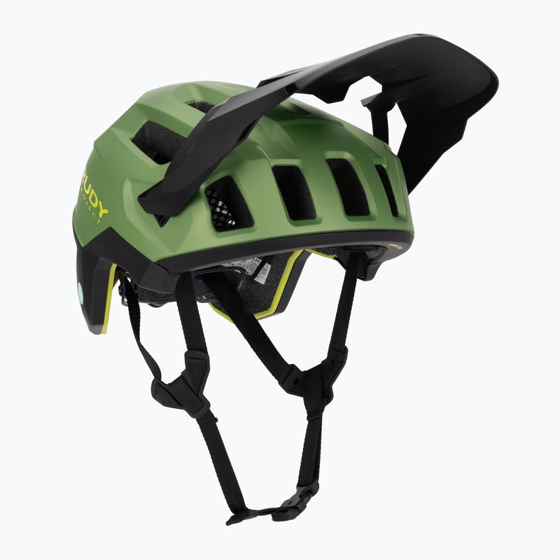 Dviračių šalmas Rudy Project Terraform met.olive/black/acid green matte 8