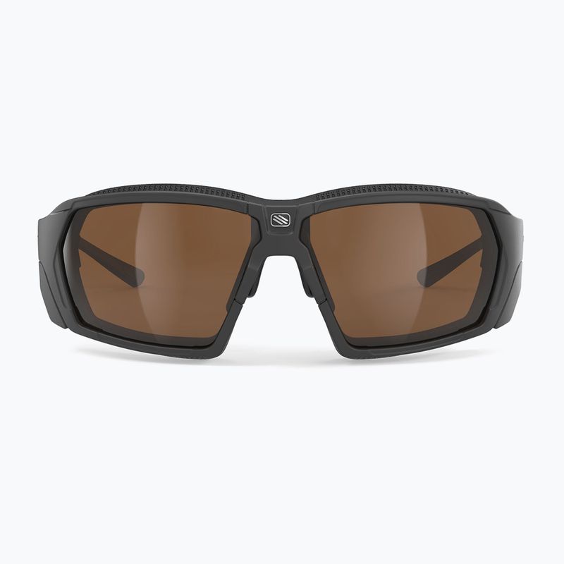 Akiniai nuo saulės Rudy P+C8203:C8221roject Agent Q black matte/hi altitude 2