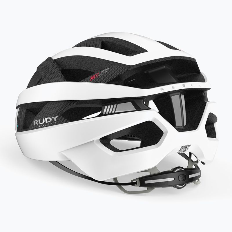 Dviračio šalmas Rudy Project Rebel carbon white matte 4