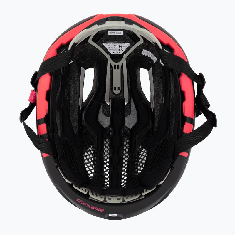 Dviračio šalmas Rudy Project Egos black/pink fluo matte 5
