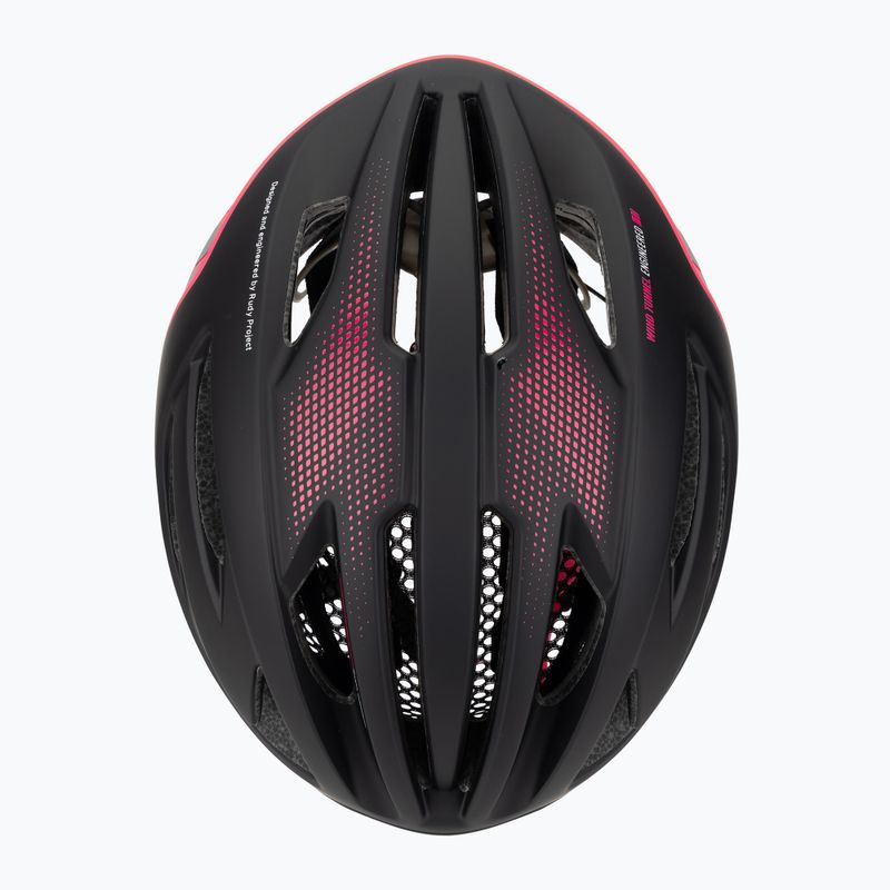 Dviračio šalmas Rudy Project Egos black/pink fluo matte 6