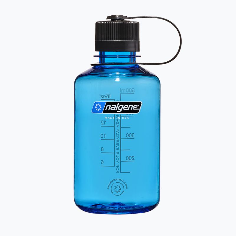 "Nalgene Narrow Mouth" 473 ml šiferio mėlynos spalvos butelis