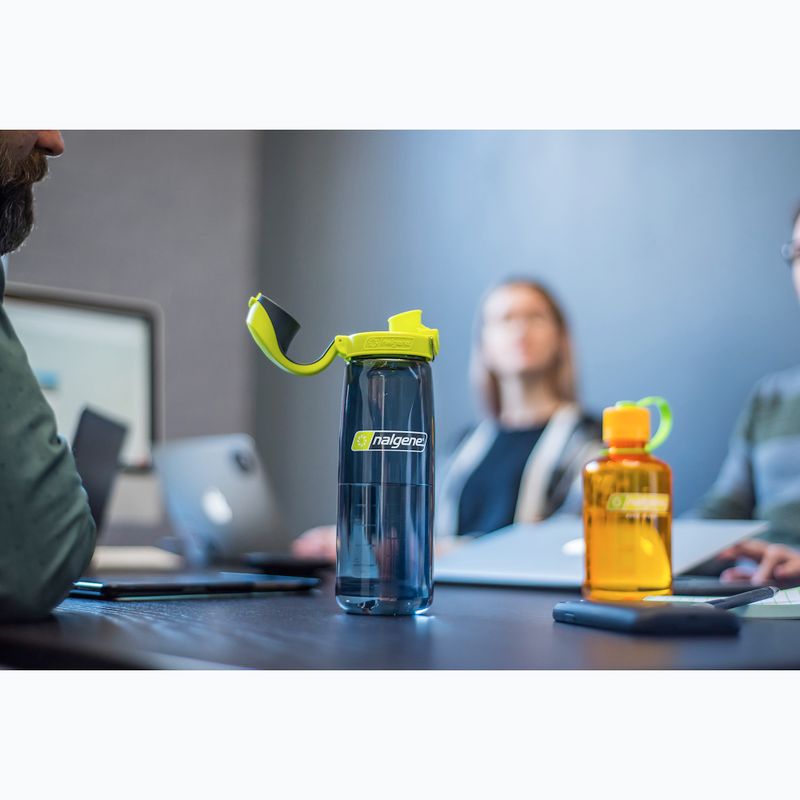 Kelioninė gertuvė Nalgene On The Fly 740 ml anglies/žaliosimečio spalvos kamštis 6