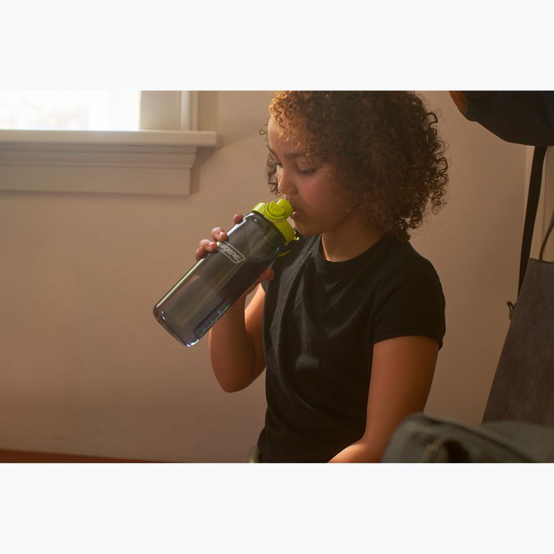 Kelioninė gertuvė Nalgene On The Fly 740 ml anglies/žaliosimečio spalvos kamštis 9