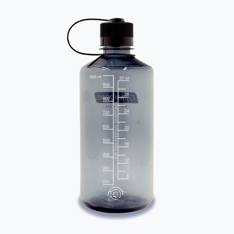Kelioninė gertuvė Nalgene Narrow Mouth Sustain 1000 ml pilka 2