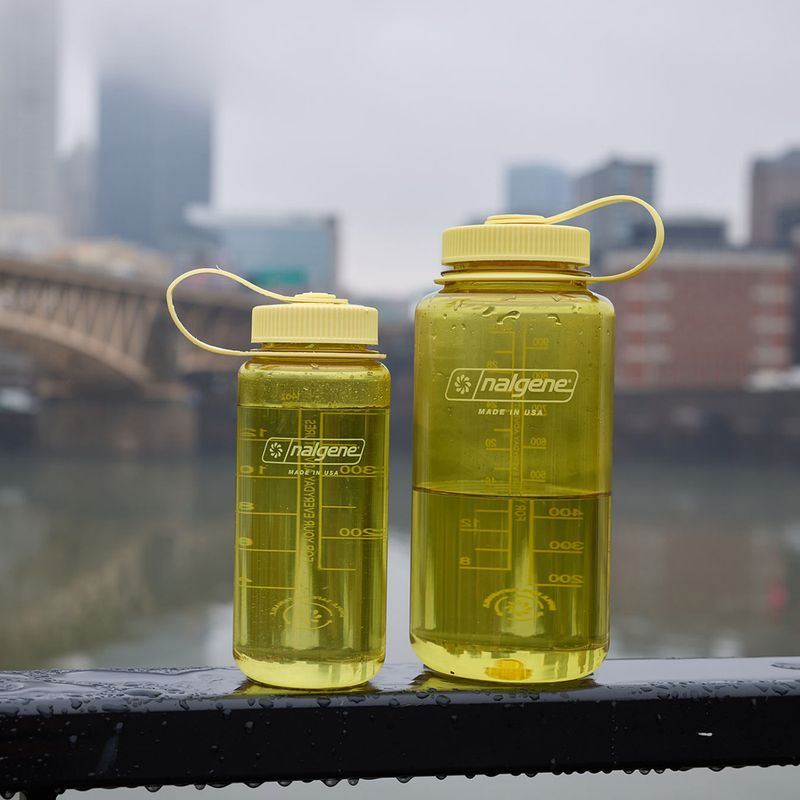 Turistinė gertuvė Nalgene Wide Mouth 1000 ml sviesto spalvos 11