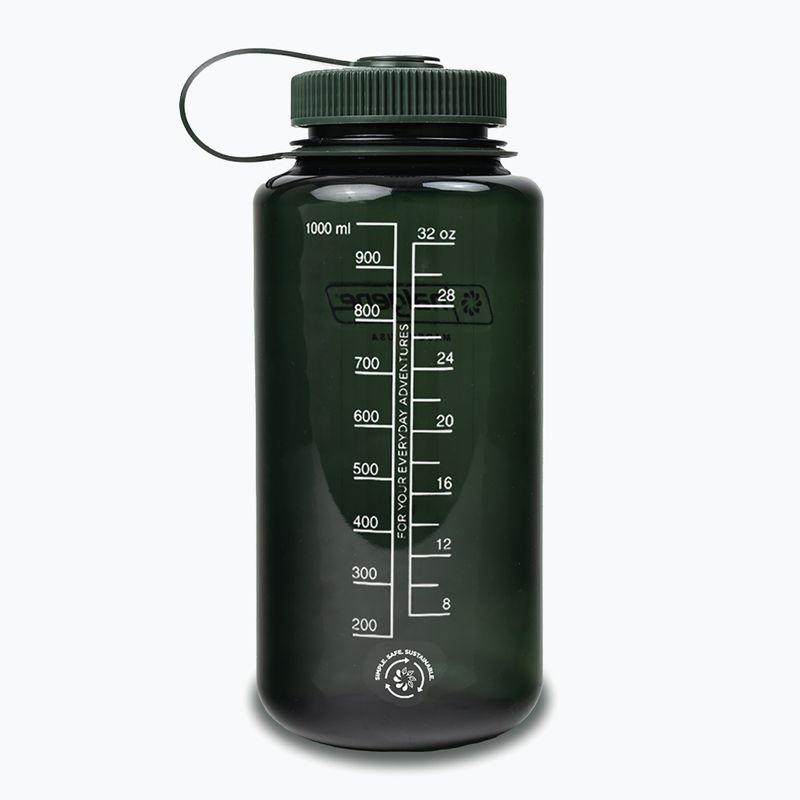 Turistinis butelis Nalgene Wide Mouth Sustain 1000 ml monochrome jade 2