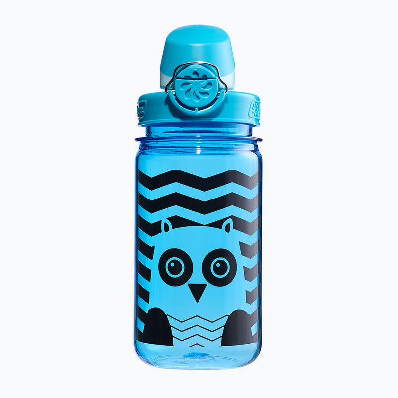 "Nalgene On The Fly Kids" 355 ml mėlynos spalvos tristatinis buteliukas su pelėda 3