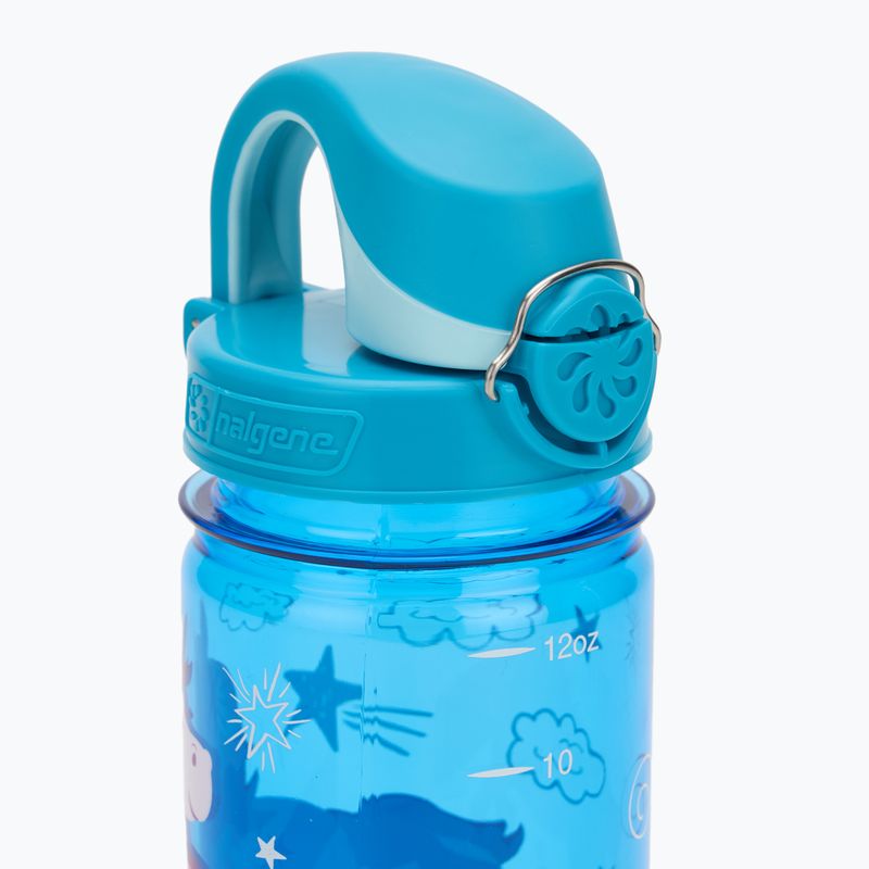 Kelioninė gertuvė Nalgene On The Fly Kids 350 ml mėlynas vienaragis 4