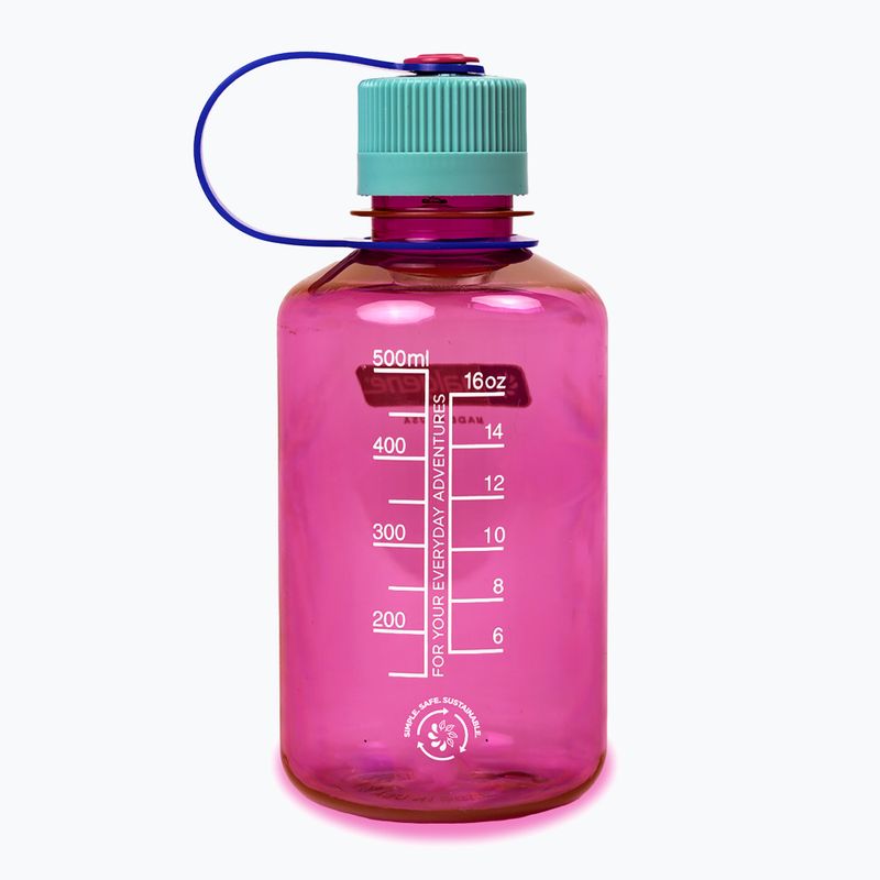 Turistinis butelis Nalgene Narrow Mouth Sustain 500 ml electric magenta 2