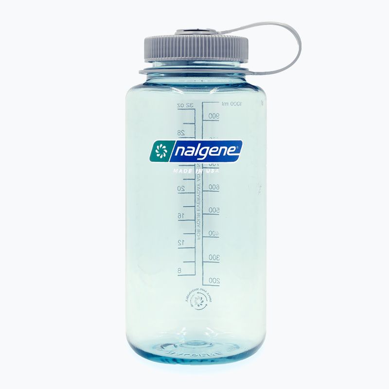 Turistinis butelis Nalgene Wide Mouth Sustain 1000 ml seafoam