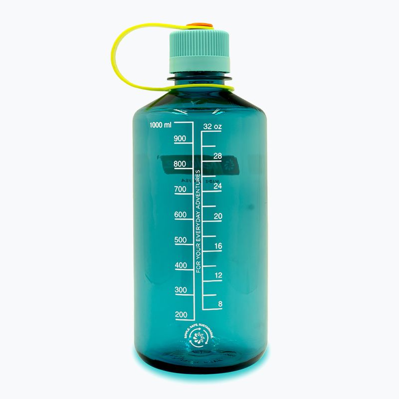 Turistinis butelis Nalgene Narrow Mouth Sustain 1000 ml cerulean 2