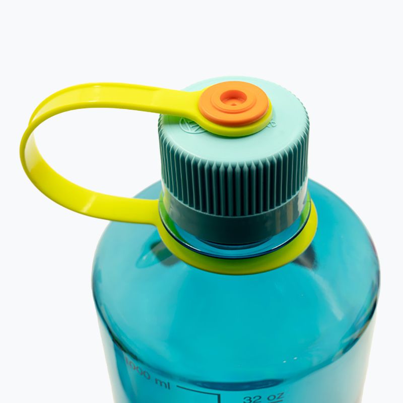 Turistinis butelis Nalgene Narrow Mouth Sustain 1000 ml cerulean 3