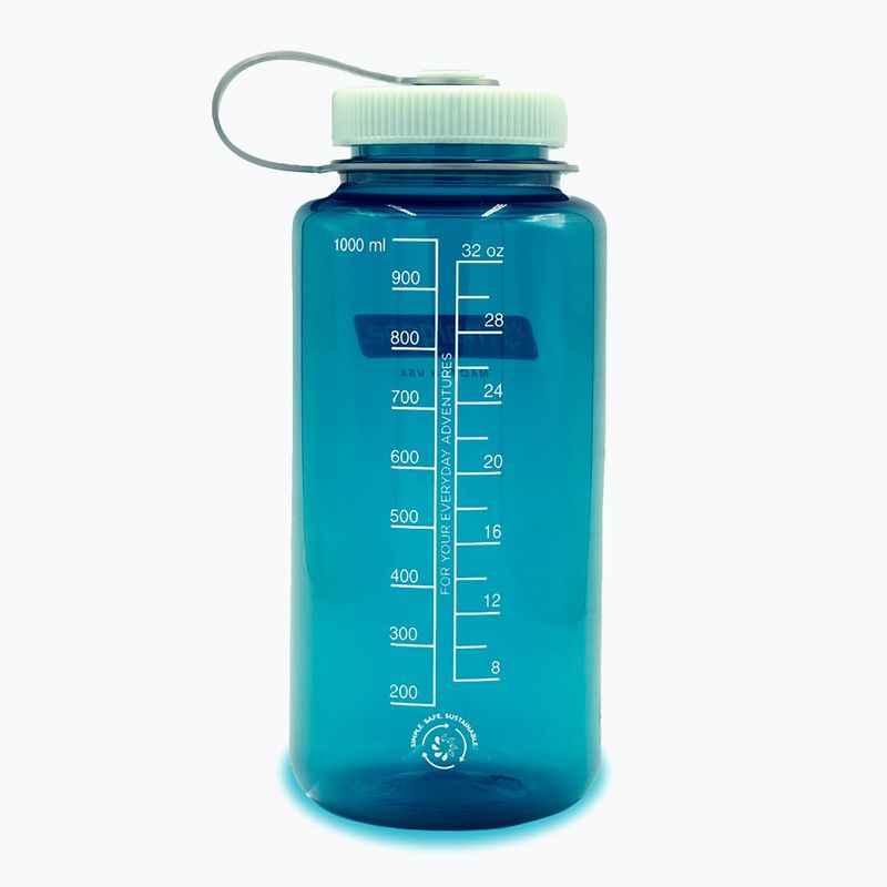Turistinis butelis Nalgene Wide Mouth Sustain 1000 ml trout green 2