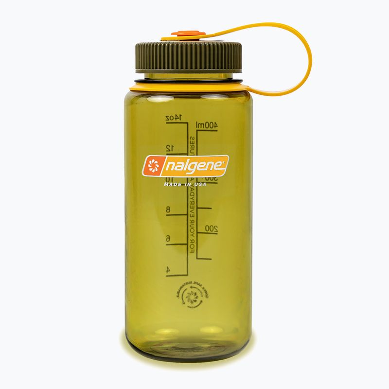Turistinis butelis Nalgene Wide Mouth Sustain 500 ml olive 2