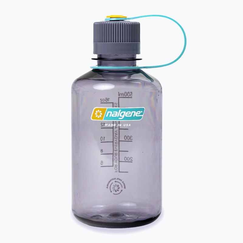 Kelioninis butelis Nalgene Narrow Mouth Sustain 500 ml baklažano spalvos