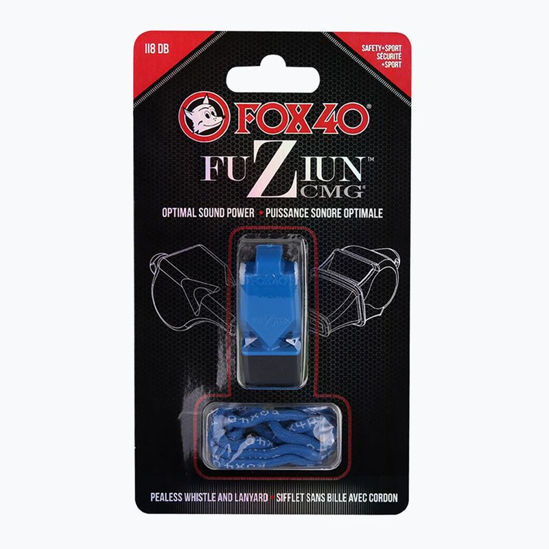 Švilpukas su virvele Fox 40 Fuzion CMG blue 4