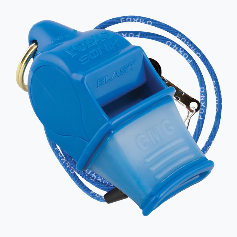 Švilpukas su styga Fox 40Sonik Blast CMG blue 9203