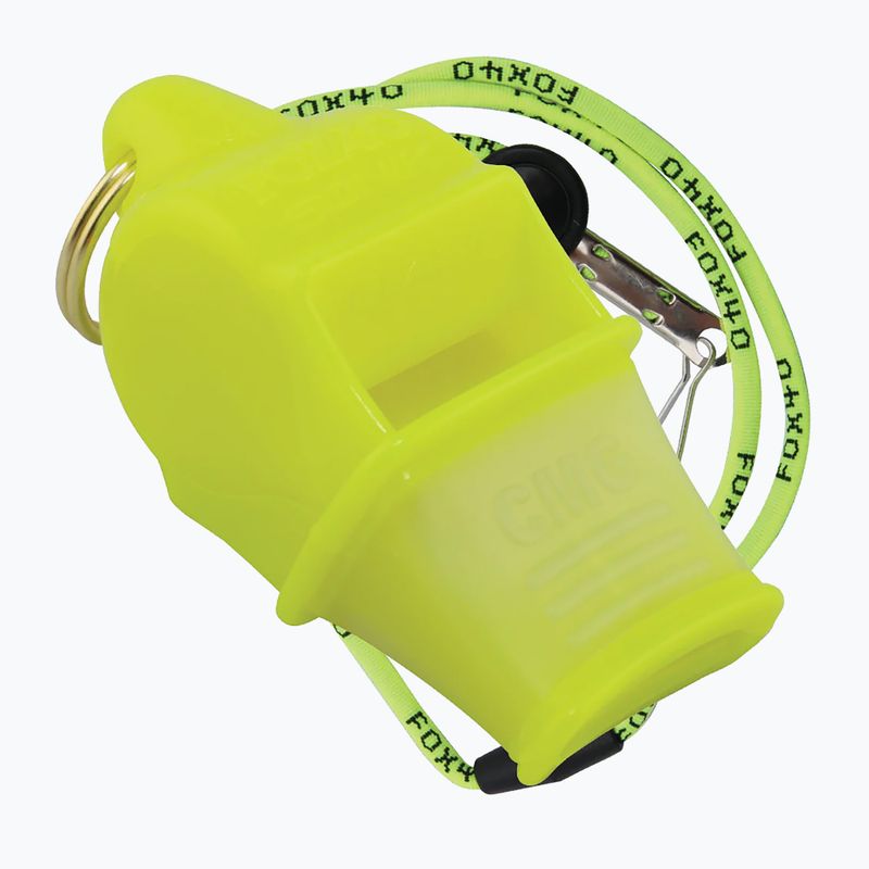 Švilpukas su styga Fox 40 Sonik Blast CMG Neon Yellow
