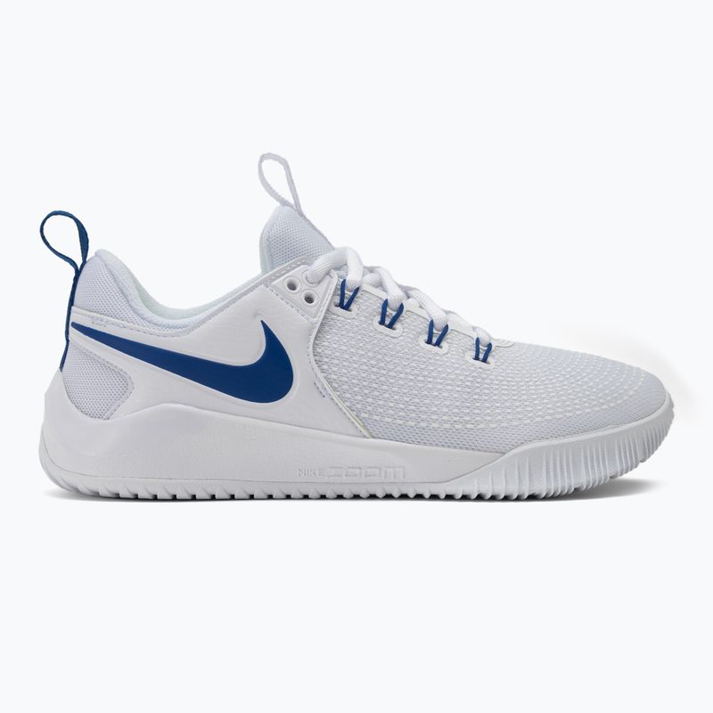 Moterų tinklinio bateliai Nike Air Zoom Hyperace 2 white/game royal 2