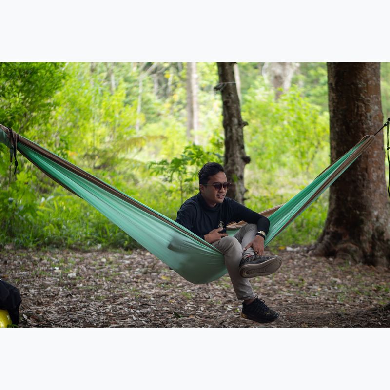 Turistinis dvivietis hamakas Ticket To The Moon Original mint/ice brown 8