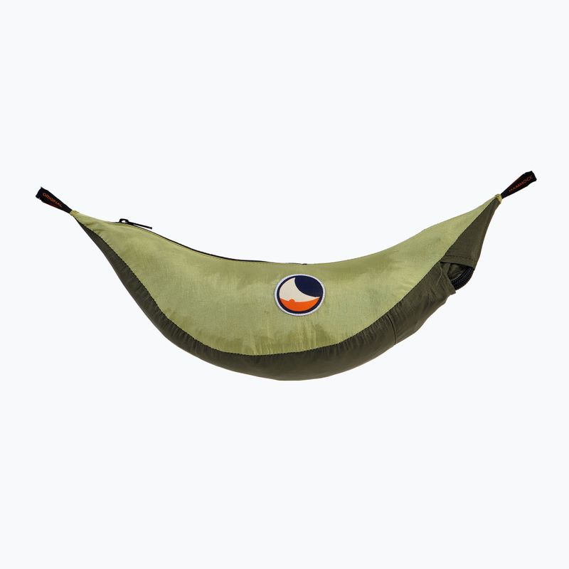 Dviejų asmenų turistinis hamakas Ticket To The Moon Original army green/green apple 2