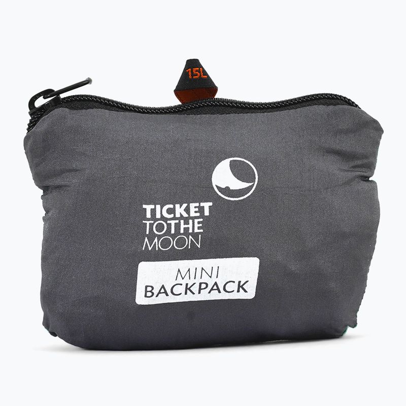 Kuprinė Ticket To The Moon Mini 15 l gray/mint
