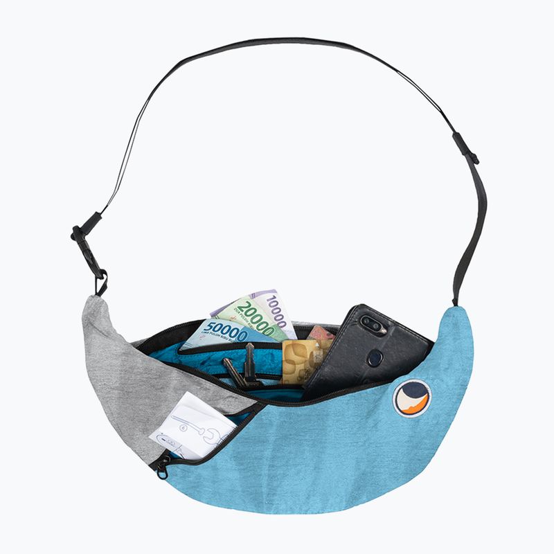 Maža rankinė ant peties Ticket To The Moon Upcycled Sling sky blue/frosty grey 2