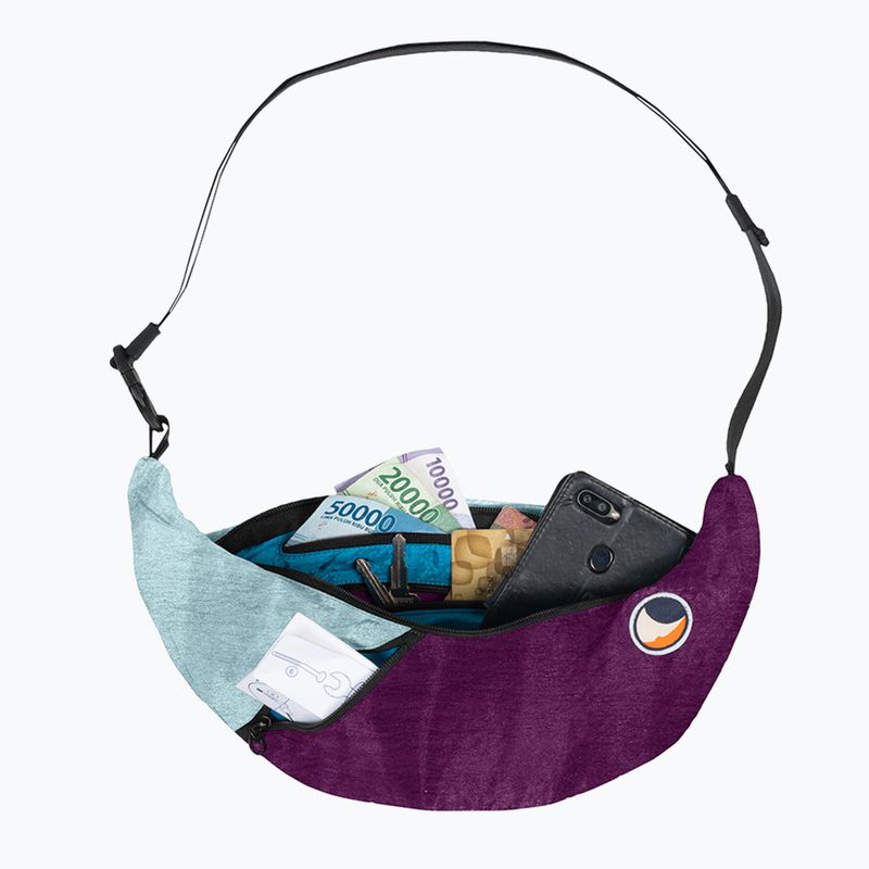 Maža rankinė ant peties Ticket To The Moon Upcycled Sling bag plum/cloud 2