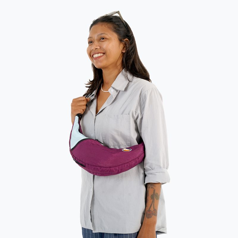Maža rankinė ant peties Ticket To The Moon Upcycled Sling bag plum/cloud 5