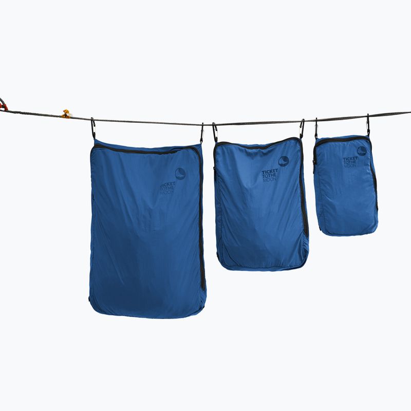 Organizerių rinkinys Ticket To The Moon Travel Cube Set 3 pcs. lightest blue/blue 2