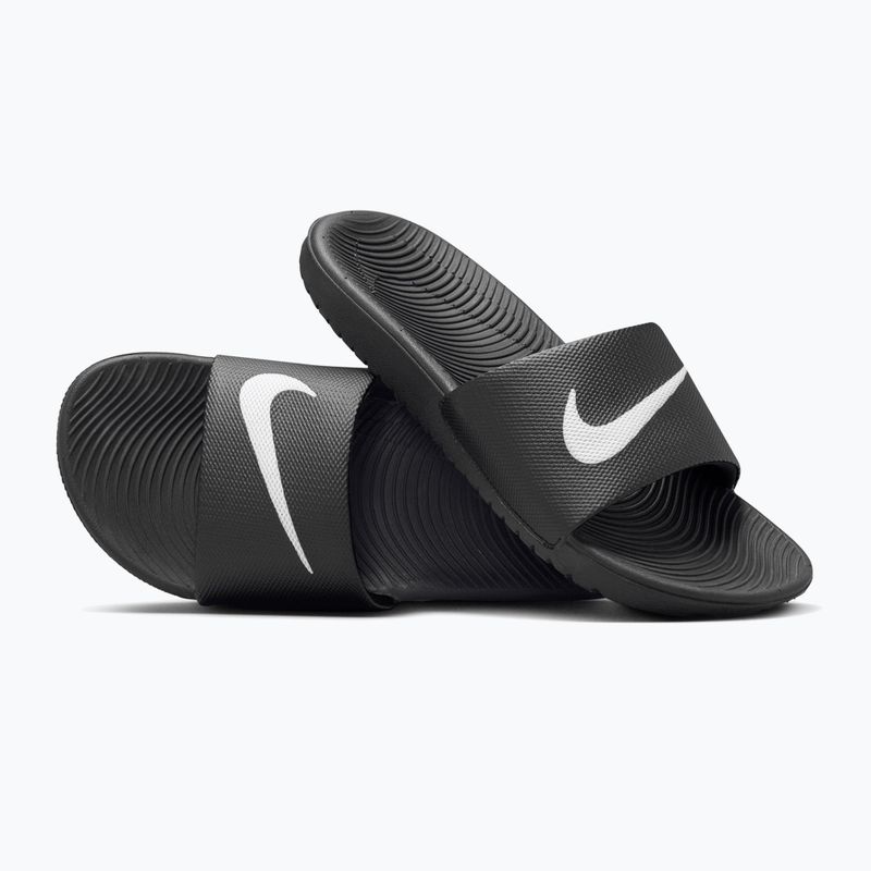 Vaikiškos šlepetės Nike Kawa black/white 5