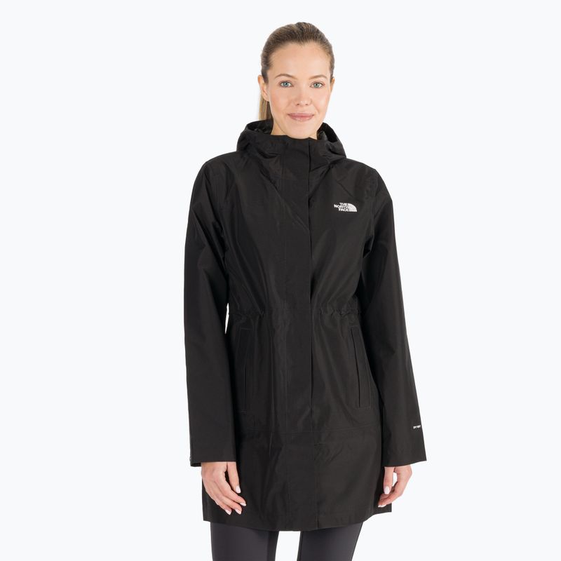 Moteriškos striukės nuo lietaus The North Face Woodmont Parka black NF0A5JA8JK31