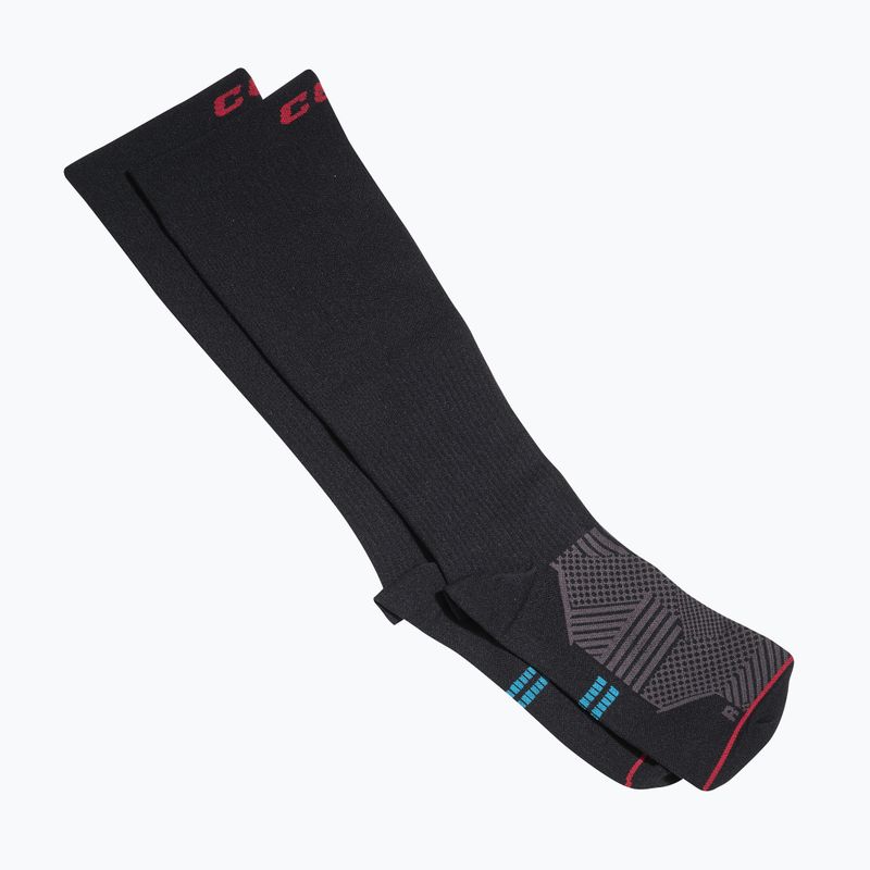 Ledo ritulio kojinės CCM Compression Knee black/red 3