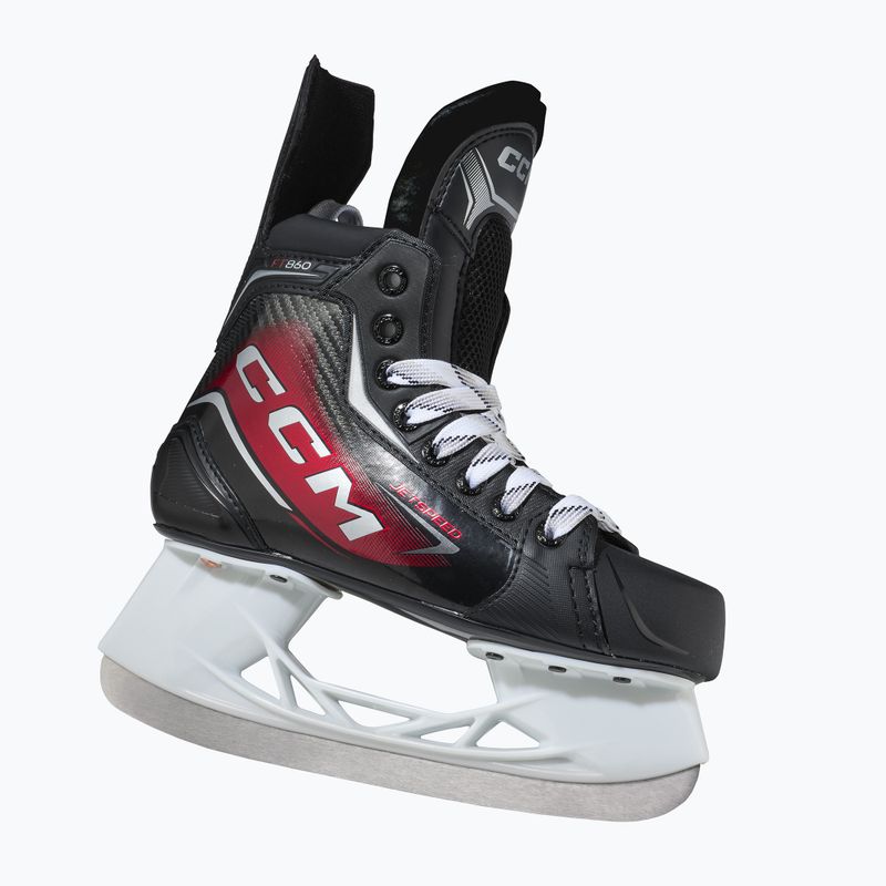 Vaikiškos ledo ritulio pačiūžos CCM JetSpeed FT860 JR Regular Player Skates black 4